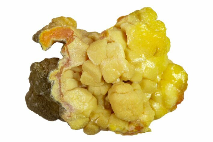 Yellow-Orange Vanadinite Aggregation - Mibladen, Morocco #133886